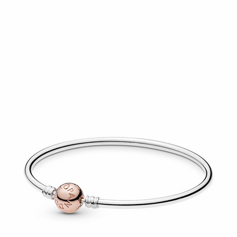 Bratara Fixa Pandora Rose™ Bangle W/ Clasp (Ux4FPOCv)